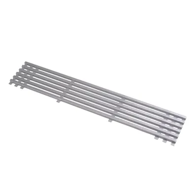 Kylskåpsgaller 600x100 mm Silver