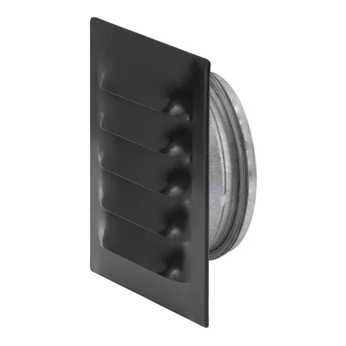 Galler med stos, Metall Ø 125 mm, Svart, 165x165 mm