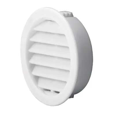 Ventilgaller för skåp Ø 50 mm, Vit, 4-pack