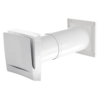 Väggventil TL98F Teleskopisk 185-340 mm