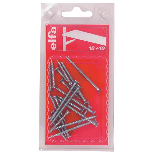 Konsolskruv FZB 10+10 pack 3,5x50/3,5x30 mm