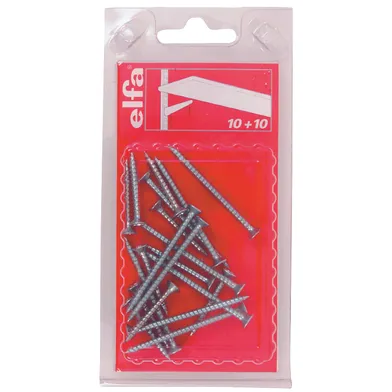 Konsolskruv FZB 10+10 pack 3,5x50/3,5x30 mm