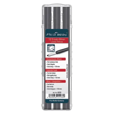 Reservstift Big-Dry, 2x5x150 mm Snickare 2H, 12 st/frp