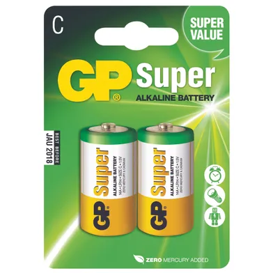 Batteri Super Alkaline LR14/C 2-pack