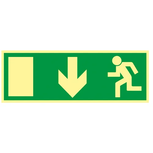 Utrymningsväg Supernova® Rakt fram 297x105 mm