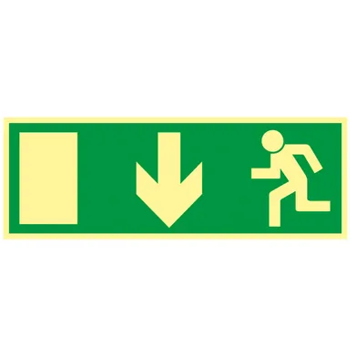 Utrymningsväg Supernova® Rakt fram 297x105 mm