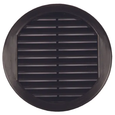 Ventilgaller för skåp Ø 80 mm, Svart, 2-pack