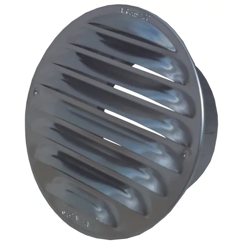 Ytterväggsgaller aluminium med Stos Ø 125 mm