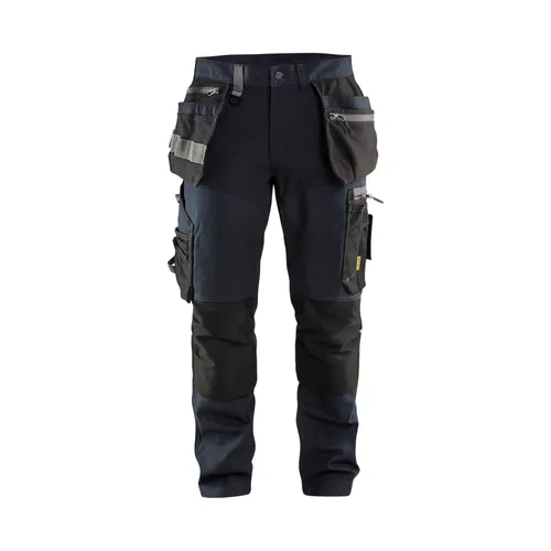 Hantverksbyxa 4-vägsstretch 1599, Marinblå Strl. C50