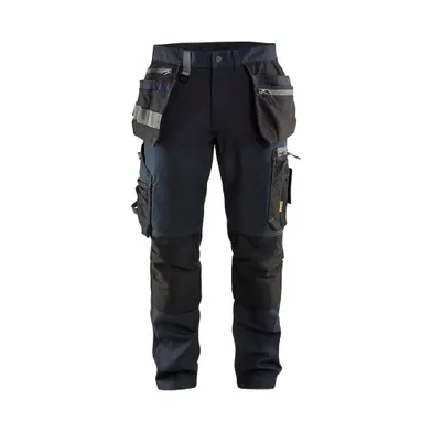 Hantverksbyxa 4-vägsstretch 1599, Marinblå Strl. C50