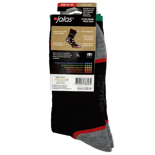 Strumpa 8222 Merinoull helfrotté Strl. 42-43