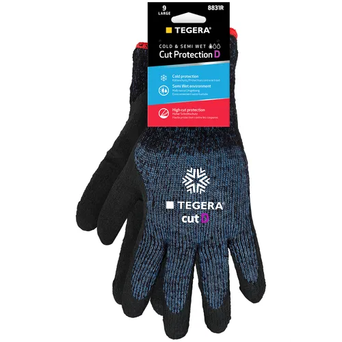 Skärskyddshandske 8831R Varmfodrad - Latex Strl. 9