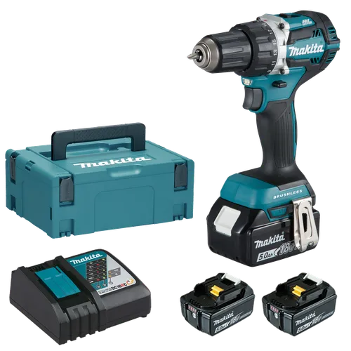 Borrskruvdragare DDF484RT3J 18 V 3x5.0 Ah, MAKPAC