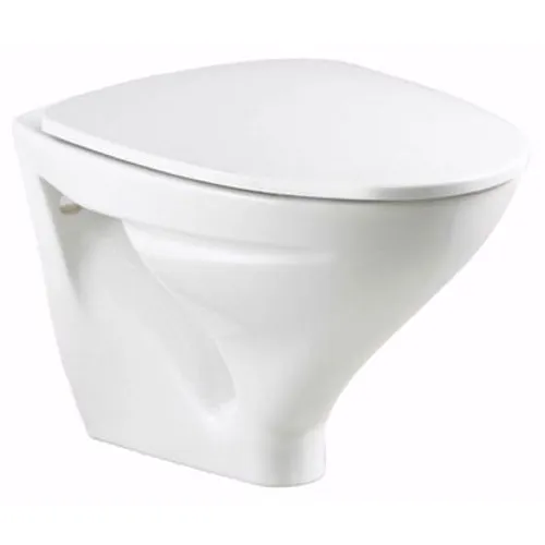 Vägghängd WC-skål 6875 Sign, för inbyggnadscistern med mjuksits