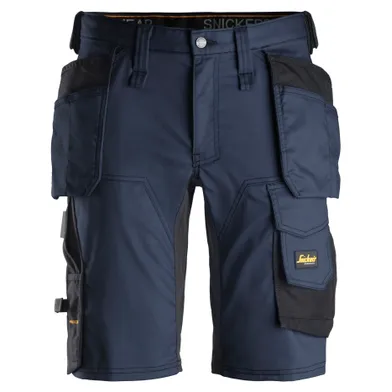 Shorts 6141 AllroundWork Stretch Strl. 48, Marin/Svart