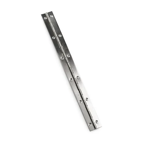 Pianogångjärn 195 25x560 mm, Matt mässing