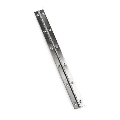 Pianogångjärn 195 25x560 mm, Matt mässing