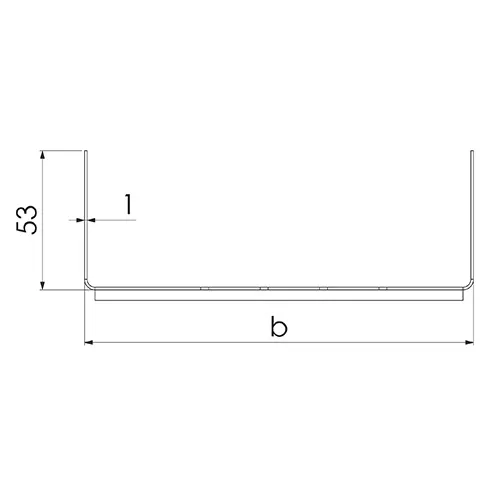 Skena Yttervägg THSP 1x195x3600 mm