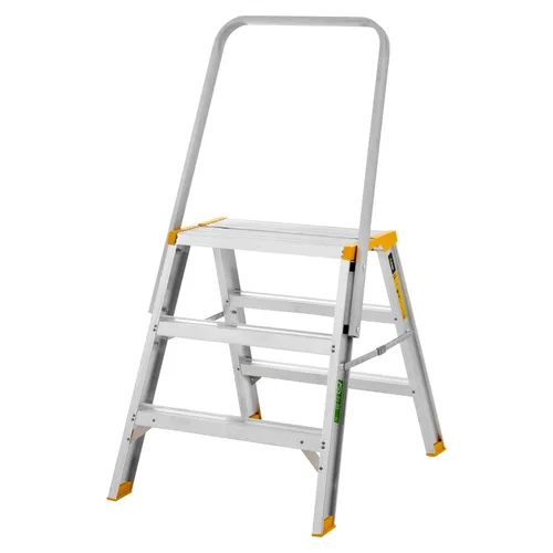 Arbetsbock m. räcke W55ABR 3+3 steg