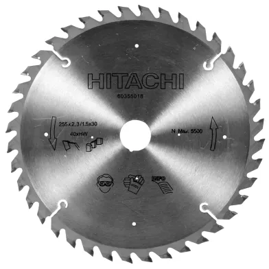 Cirkelsågklinga HM Trä 255/30 mm, 40T