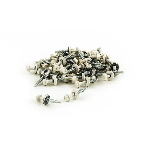 Skruvset med vinge 5,5x35 mm, Vit