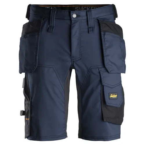 Shorts 6141 AllroundWork Stretch Strl. 48, Marin/Svart