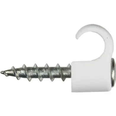 Skruvclips TCS-C3 14-18 mm, Vit 100 st/frp