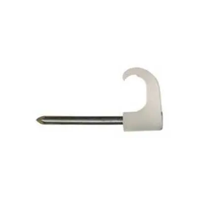 Spikklammer TC 5-7 mm, Vit, 100 st/frp