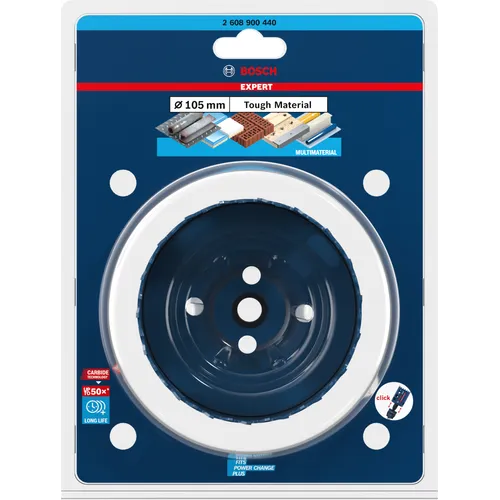 Hålsåg Tough Material Carbide 105 mm