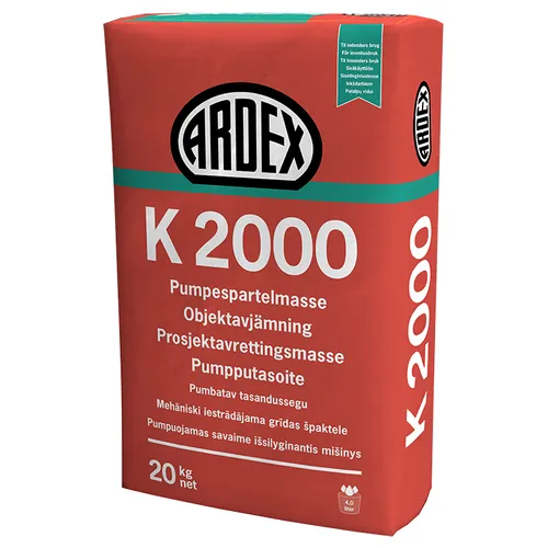 Golvspackel K 2000, 20 kg