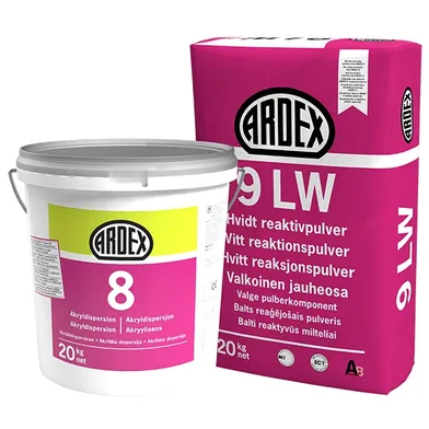 Tätskikt Ardex 8+9 LW KIT 10 Kg