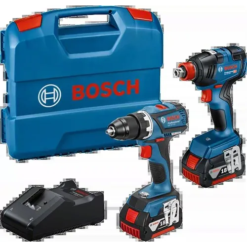 Verktygsset 18 V, GDX 200/GSR EC 2x5 Ah, L-BOXX