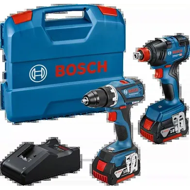 Verktygsset 18 V, GDX 200/GSR EC 2x5 Ah, L-BOXX