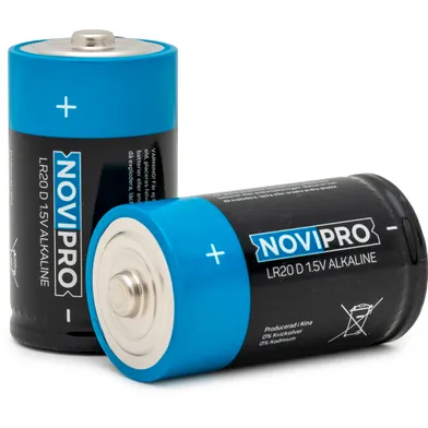 Batteri LR20, 2-pack