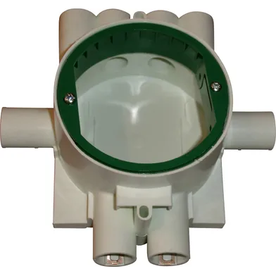 Kopplingsdosa Grön, Enkelvägg