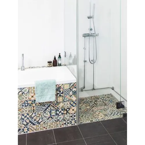 Badkar Picto 1700, för inbyggnad, med ben & bottenventil