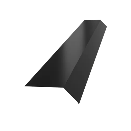 Takfotsbeslag 326609, 2000 mm, Svart