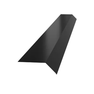 Takfotsbeslag 326609, 2000 mm, Svart