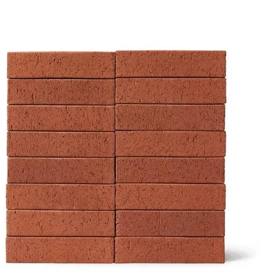 Fasadtegel 19-hål Röd spånad 250x120x75 mm