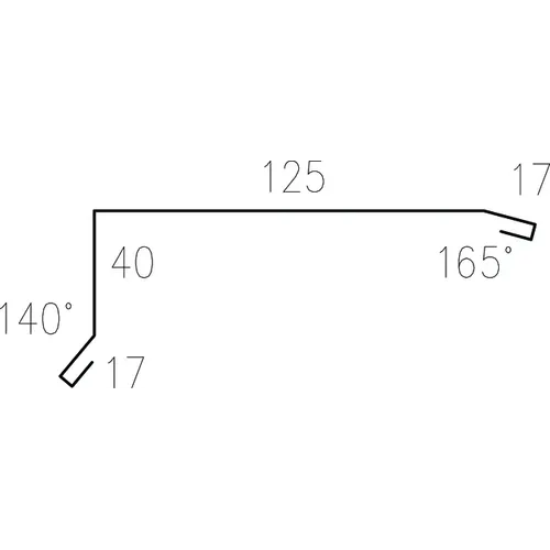 Gavelbeslag 326624, Svart