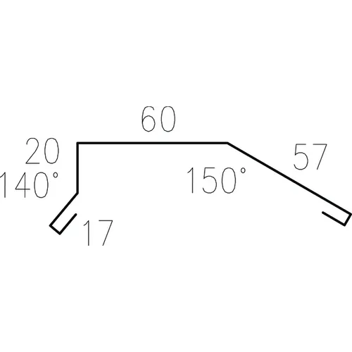 Gavelbeslag 326627, Vit