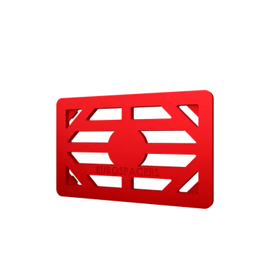 Pallningsbricka Small, 50x80 mm Röd, 3 mm