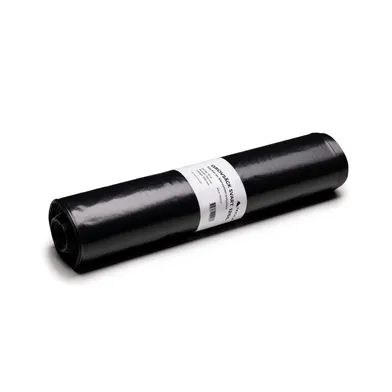 Grovsäck 125 l Svart, 10 st