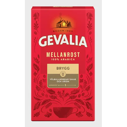 Kaffe Gevalia brygg mellanrost, 450 g