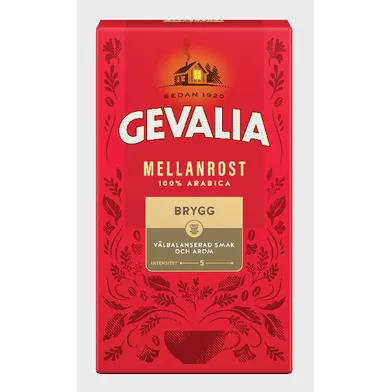 Kaffe Gevalia brygg mellanrost, 450 g