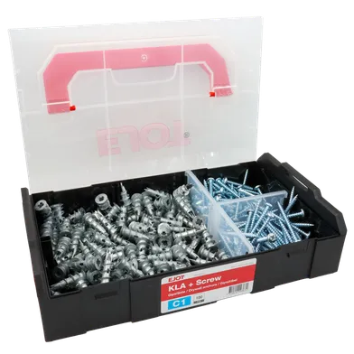 Minibox KLA, Gipsfästen