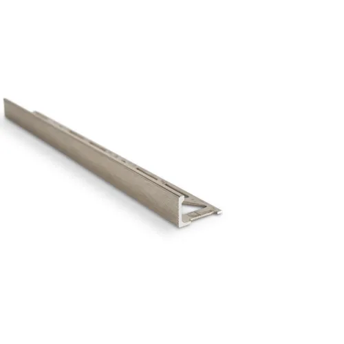 Kakellist Rak, Alu. 12,5 mm, Borstad