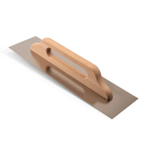 Slipstål med trägrepp, rostfri, 130x500 mm