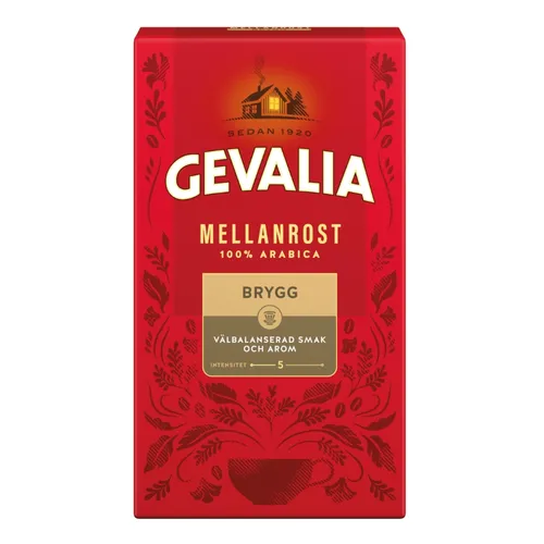 Kaffe Gevalia brygg mellanrost, 450 g