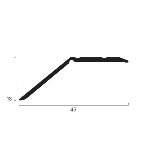 Nivålist 10-16 mm, självhäftande 100 cm, Silver, Nr 193